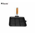 cast iron square grill pan